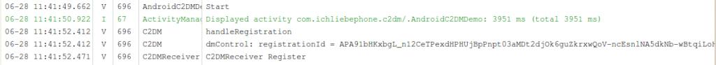 获得的registration_id